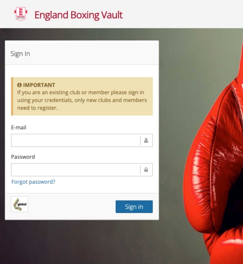 Sign Up Automation With England Boxing in PamIT